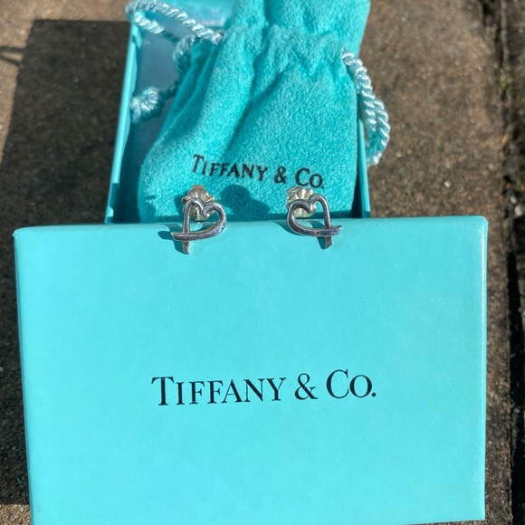 Tiffany & Co. Paloma Picasso Loving Heart Studs - Picture 3 of 10